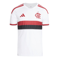 Kit Infantil Manto Flamengo Jogo 1 Branco Adidas 2026