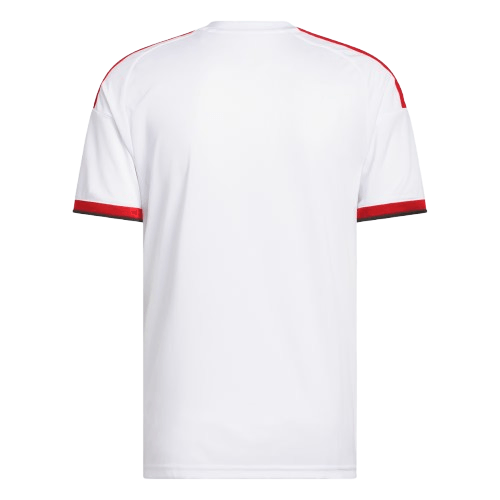 Kit Infantil Manto Flamengo Jogo 1 Branco Adidas 2026