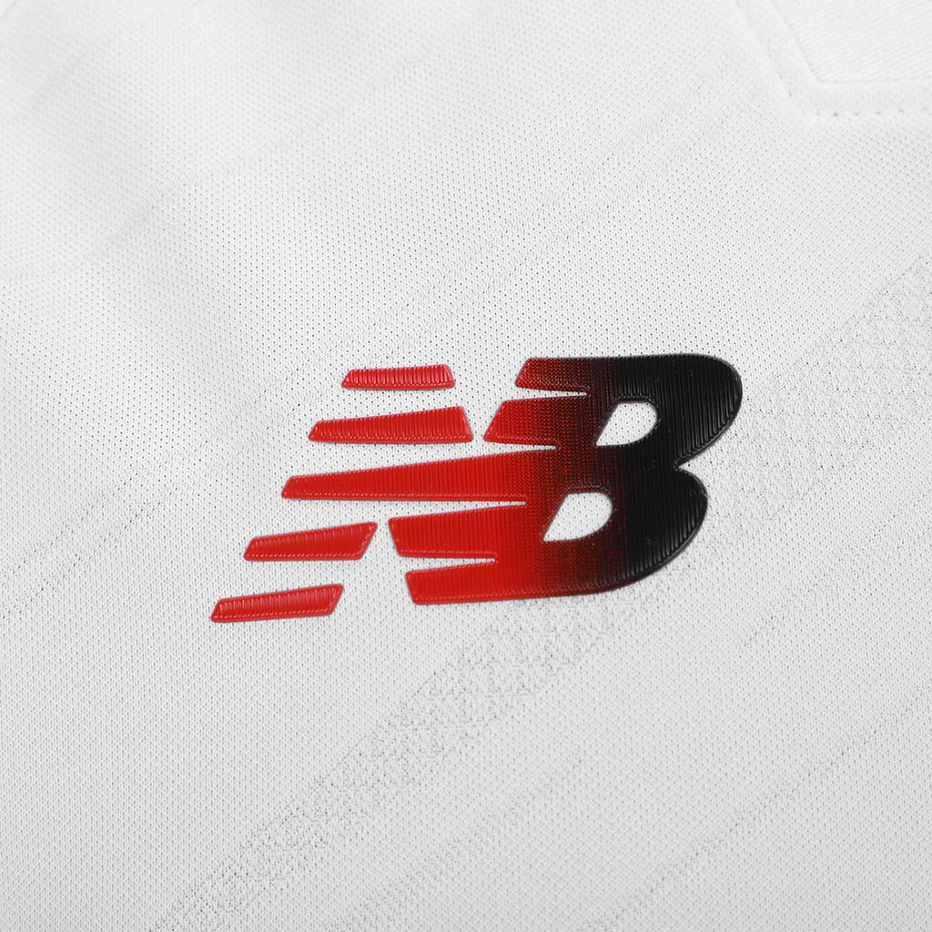 Camisa São Paulo I 26/27 Jogador New Balance Masculina - Branco+Vermelho