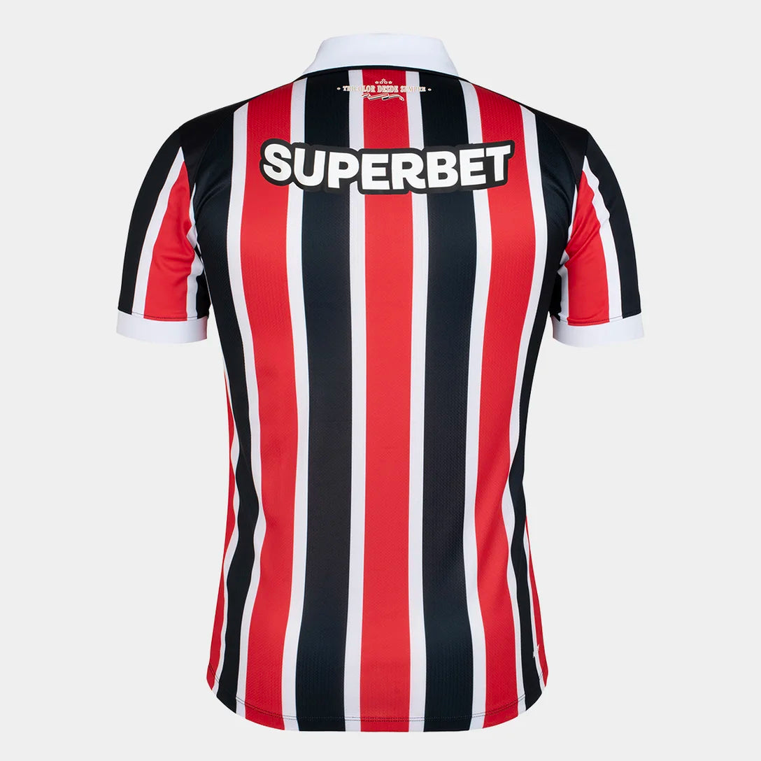 Camisa São Paulo II 26/27 Jogador New Balance Masculina - Vermelho+Branco