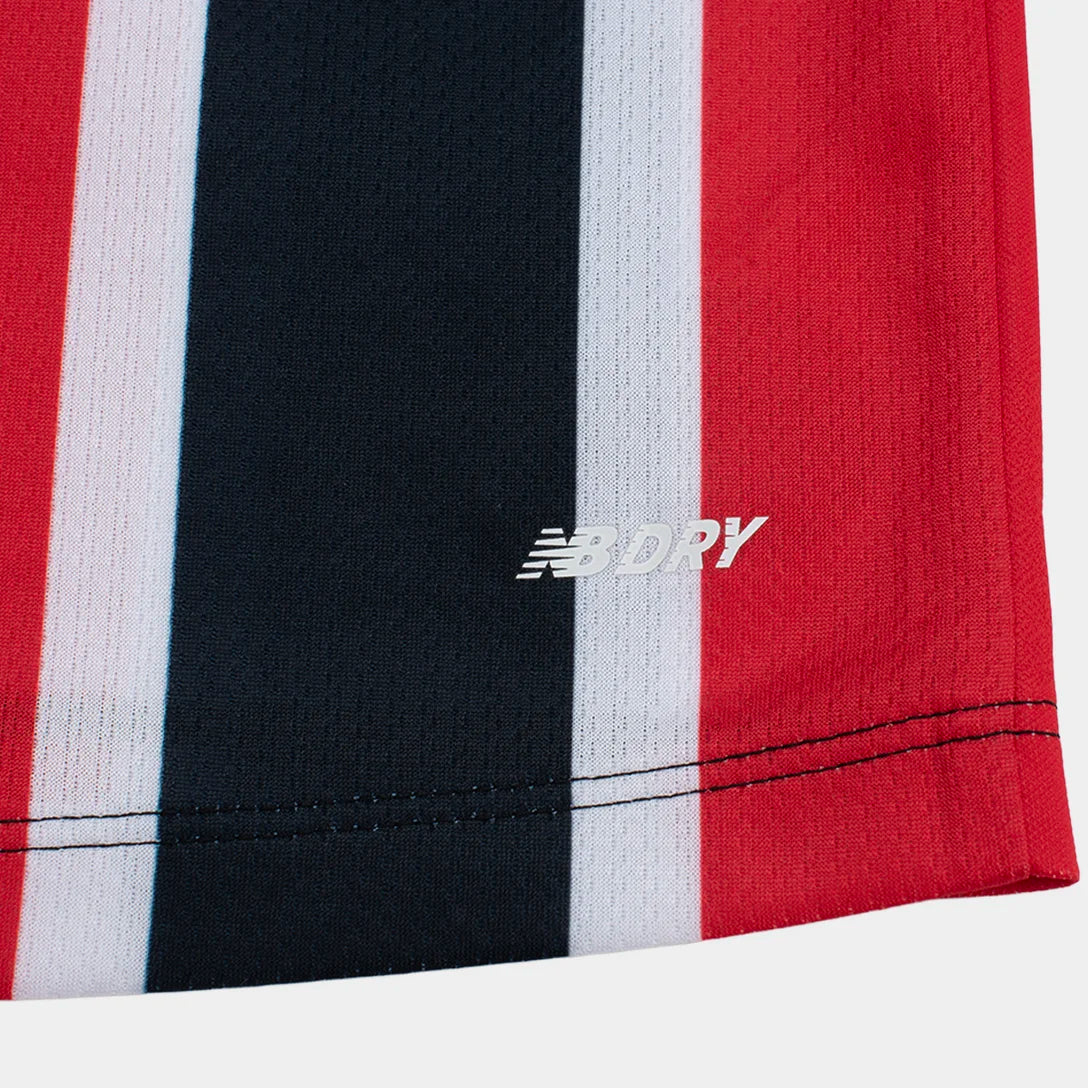 Camisa São Paulo II 26/27 Jogador New Balance Masculina - Vermelho+Branco