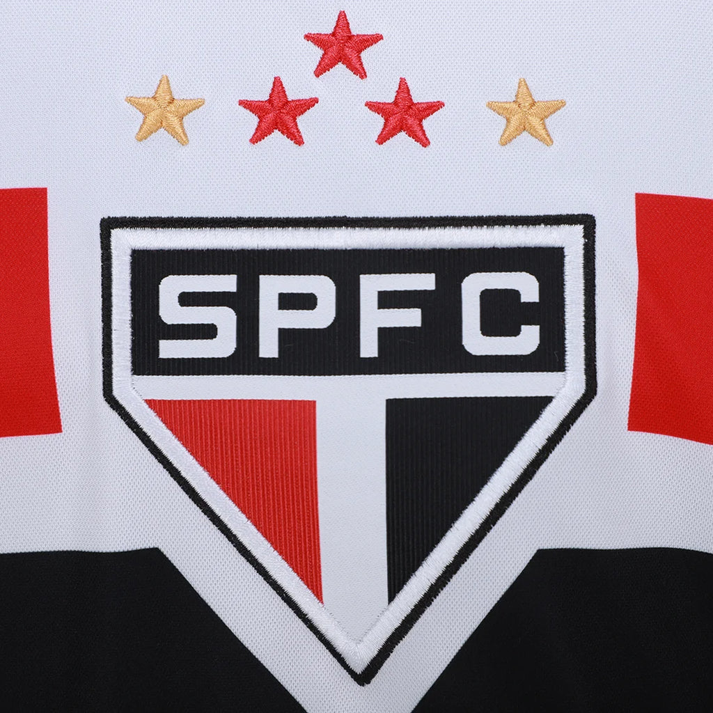 Camisa São Paulo I 26/27 Torcedor New Balance Masculina - Branco+Vermelho