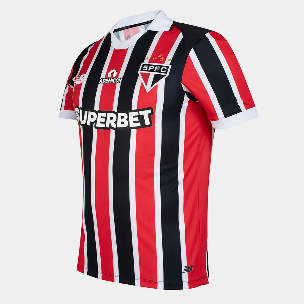 Camisa São Paulo II 26/27 Torcedor New Balance Masculina - Vermelho+Branco