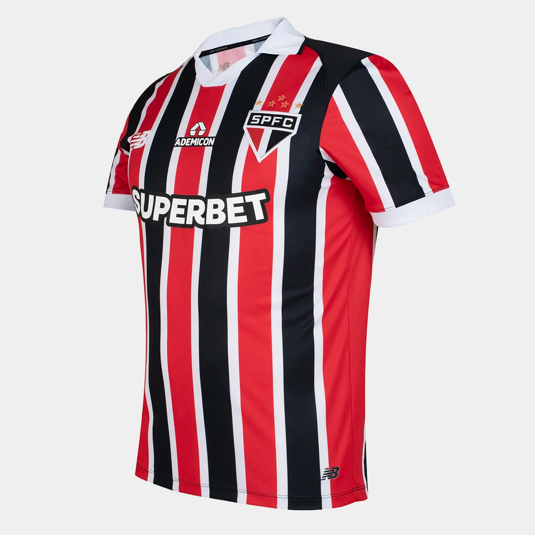 Camisa São Paulo II 26/27 Torcedor New Balance Masculina - Vermelho+Branco