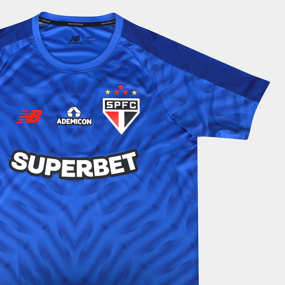Camisa São Paulo 26/27 Goleiro New Balance Masculina - Azul Royal
