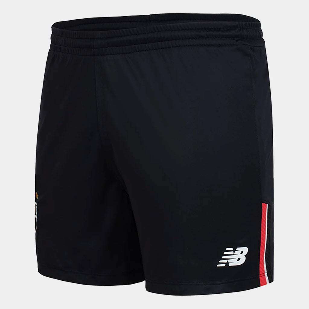 Calção São Paulo II 26/27 New Balance Masculino - Preto+Vermelho