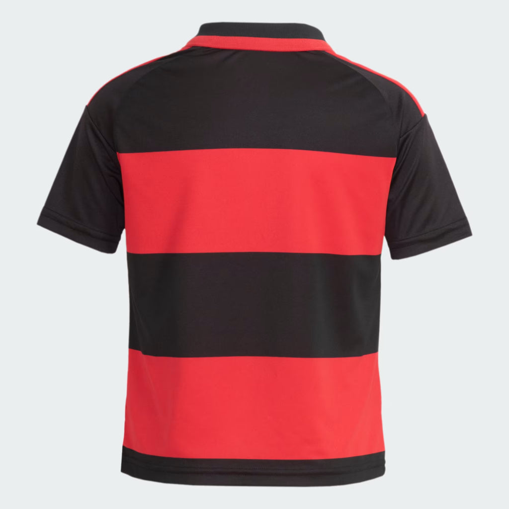 Kit Infantil Manto Flamengo Jogo 1 Adidas 2026