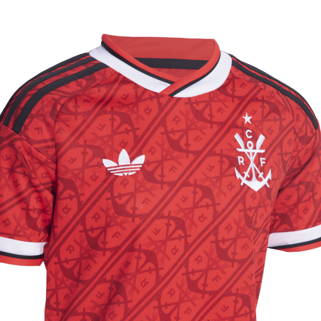 Kit Infantil Manto Flamengo Jogo 3 Adidas 2026