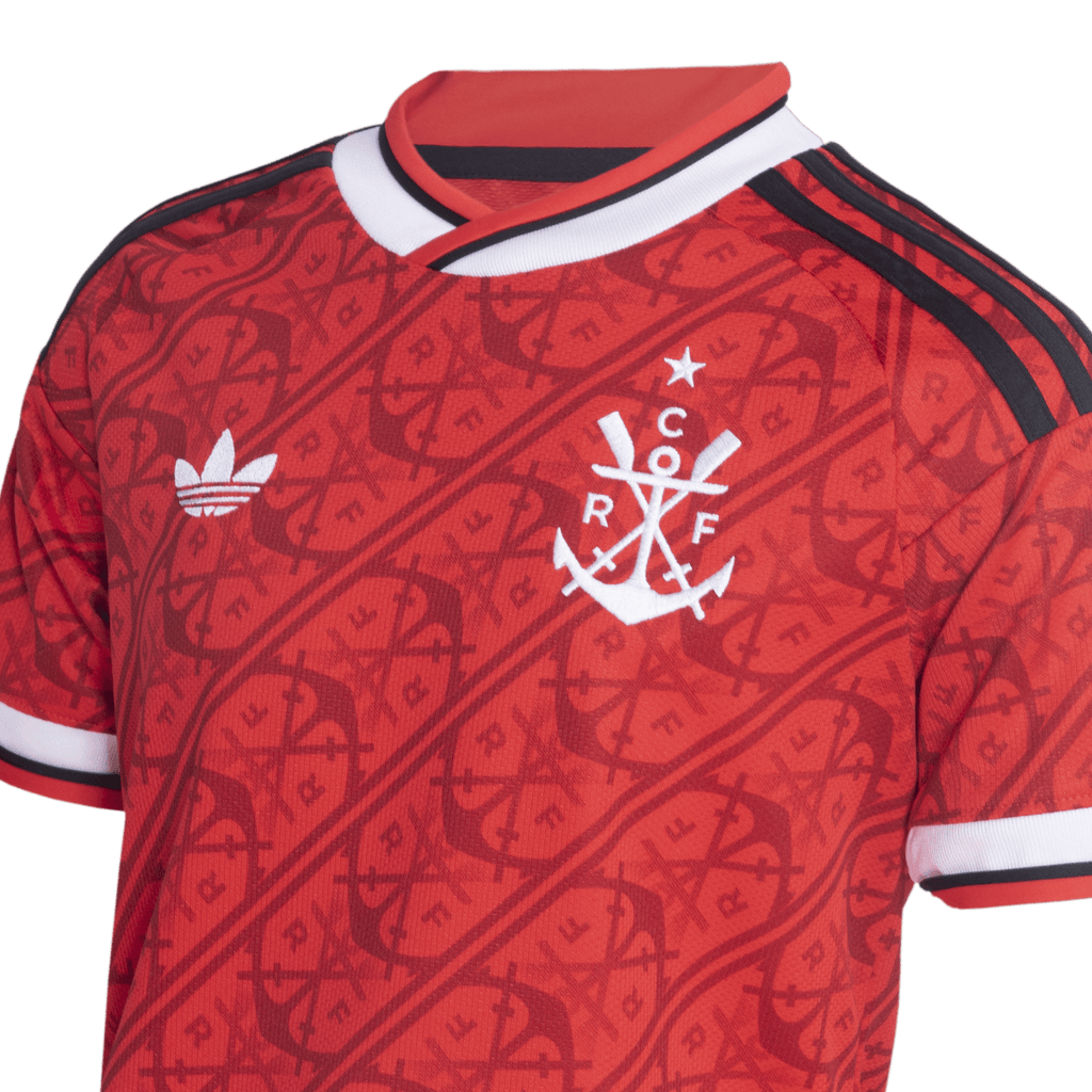 Kit Infantil Manto Flamengo Jogo 3 Adidas 2026