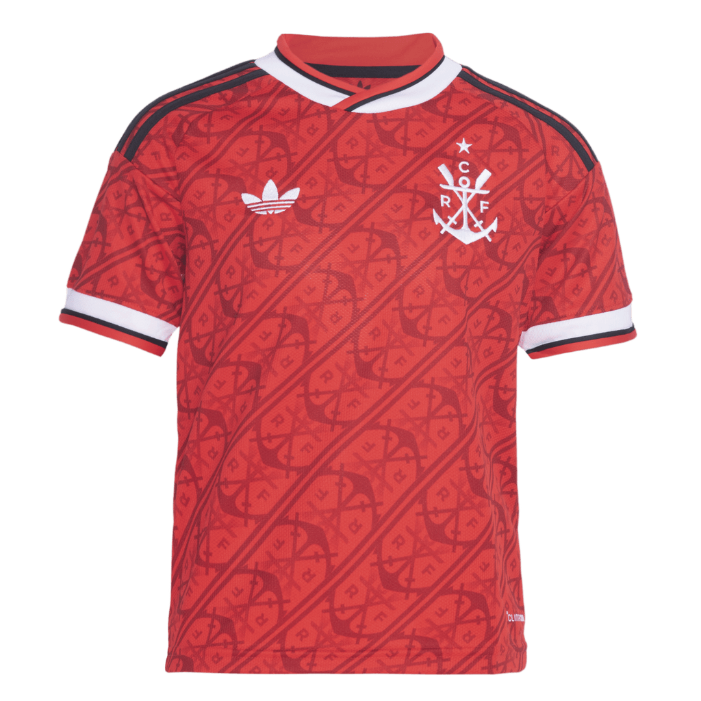 Kit Infantil Manto Flamengo Jogo 3 Adidas 2026