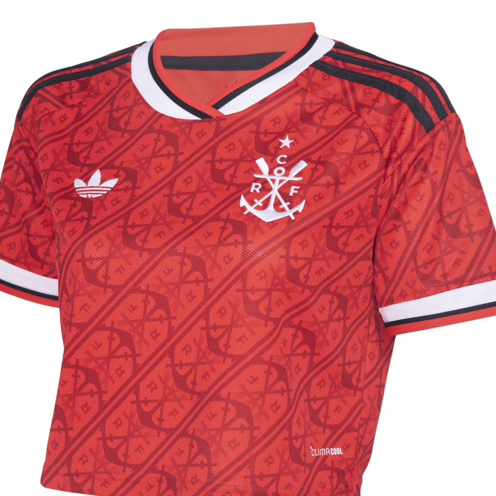 Cropped Flamengo Feminina Jogo 3 Adidas 2026