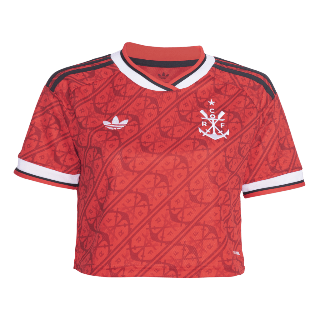 Cropped Flamengo Feminina Jogo 3 Adidas 2026