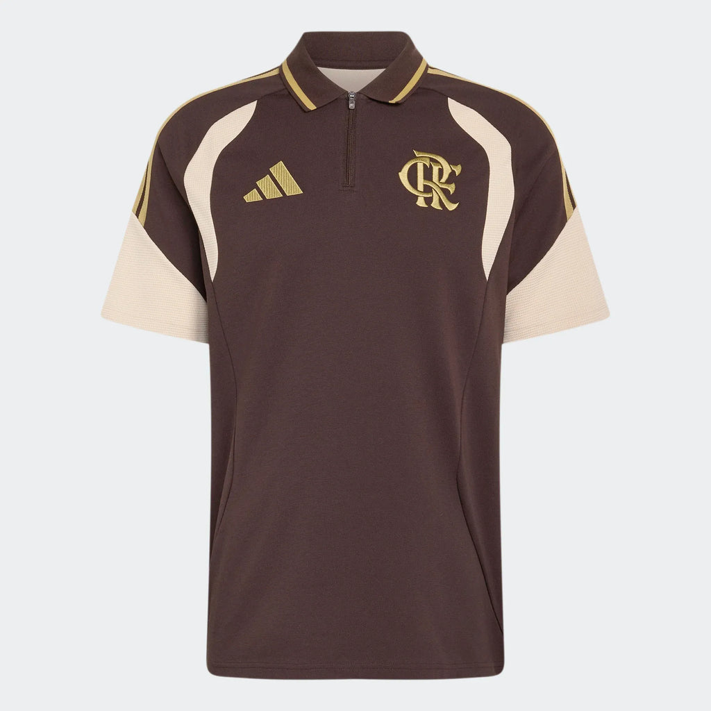 Camisa Polo Flamengo Treino Atleta Adidas 2026