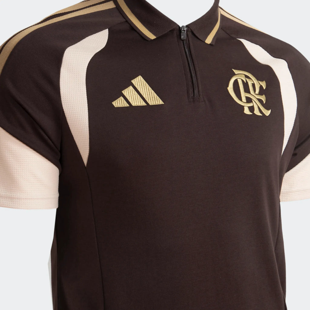 Camisa Polo Flamengo Treino Atleta Adidas 2026