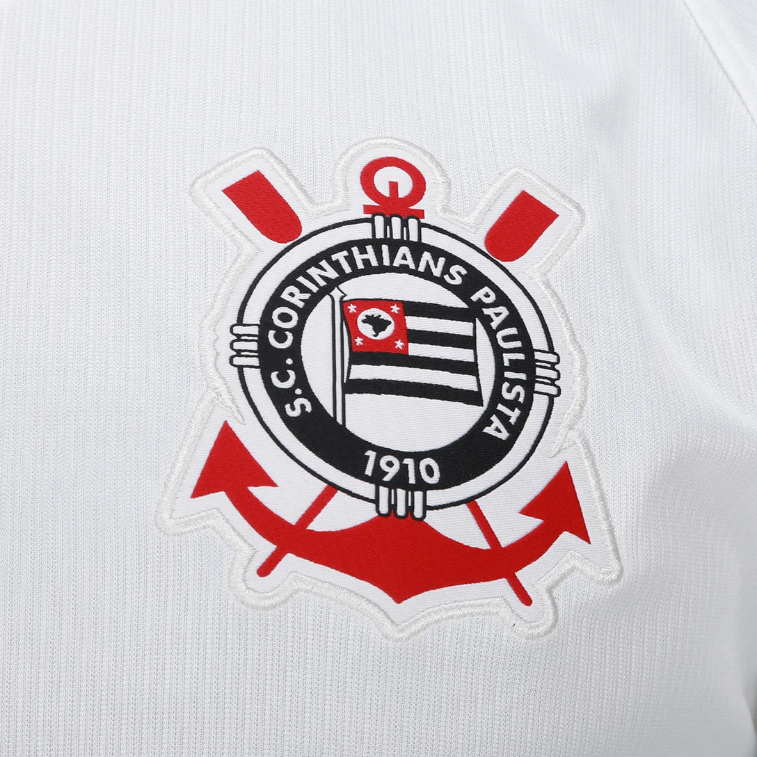Camisa Corinthians I 26/27 Torcedor Nike Masculina - Branco+Preto