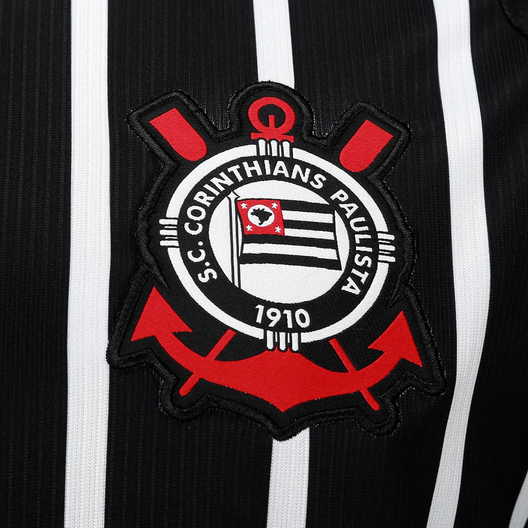Camisa Corinthians II 26/27 Torcedor Nike Masculina - Preto+Branco