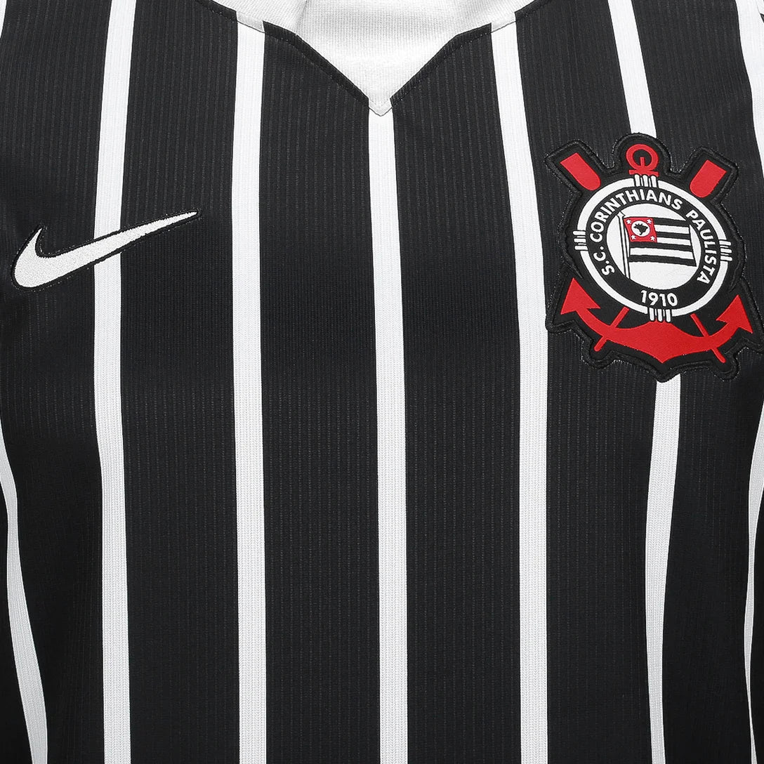 Camisa Corinthians II 26/27 Torcedor Nike Masculina - Preto+Branco