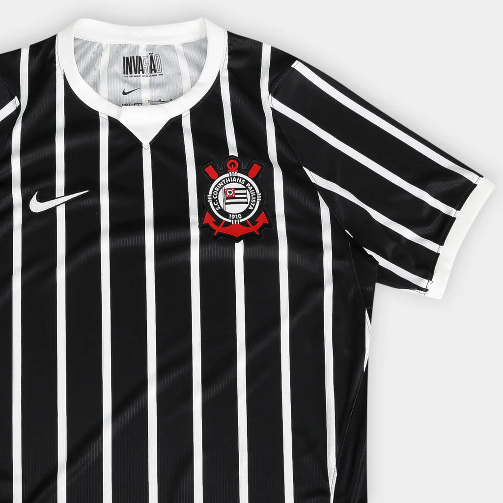 Camisa Corinthians II 26/27 Torcedor Nike Masculina - Preto+Branco