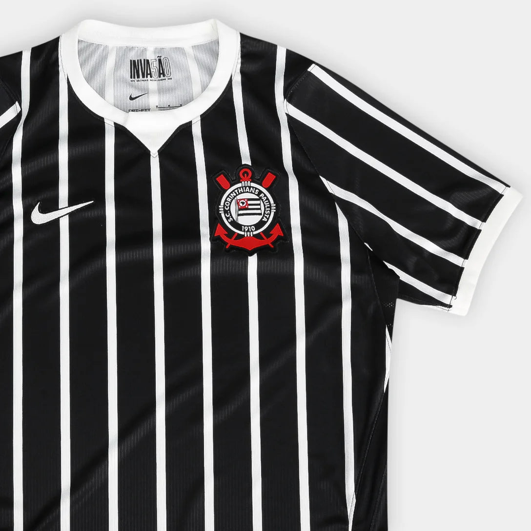 Camisa Corinthians II 26/27 Torcedor Nike Masculina - Preto+Branco