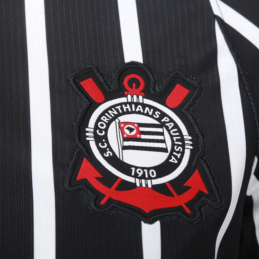 Camisa Corinthians II 26/27 Torcedor Nike Feminina - Preto+Branco