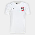 Camisa Corinthians I 26/27 Jogador Nike Masculina - Branco+Preto