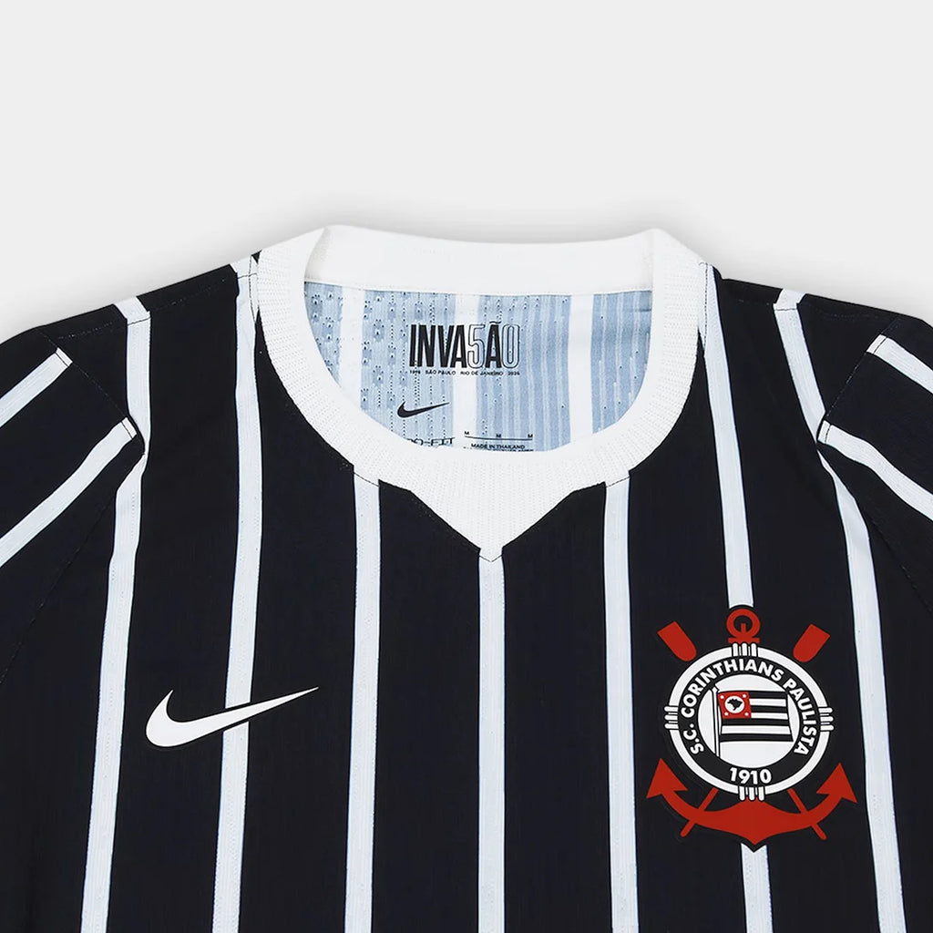 Camisa Corinthians II 26/27 Jogador Nike Masculina - Preto+Branco