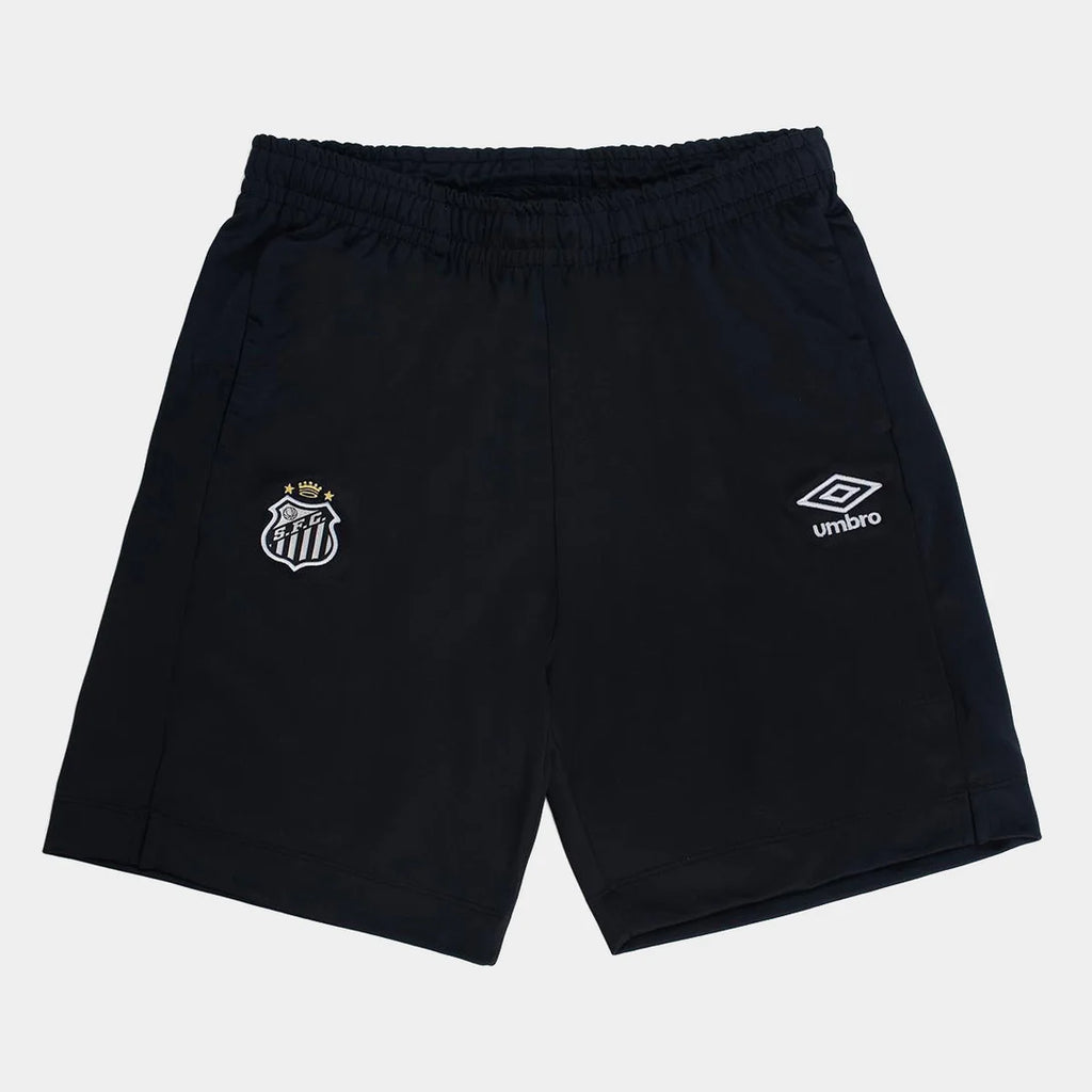 Bermuda Santos Viagem 26/27 Umbro Masculina - Preto