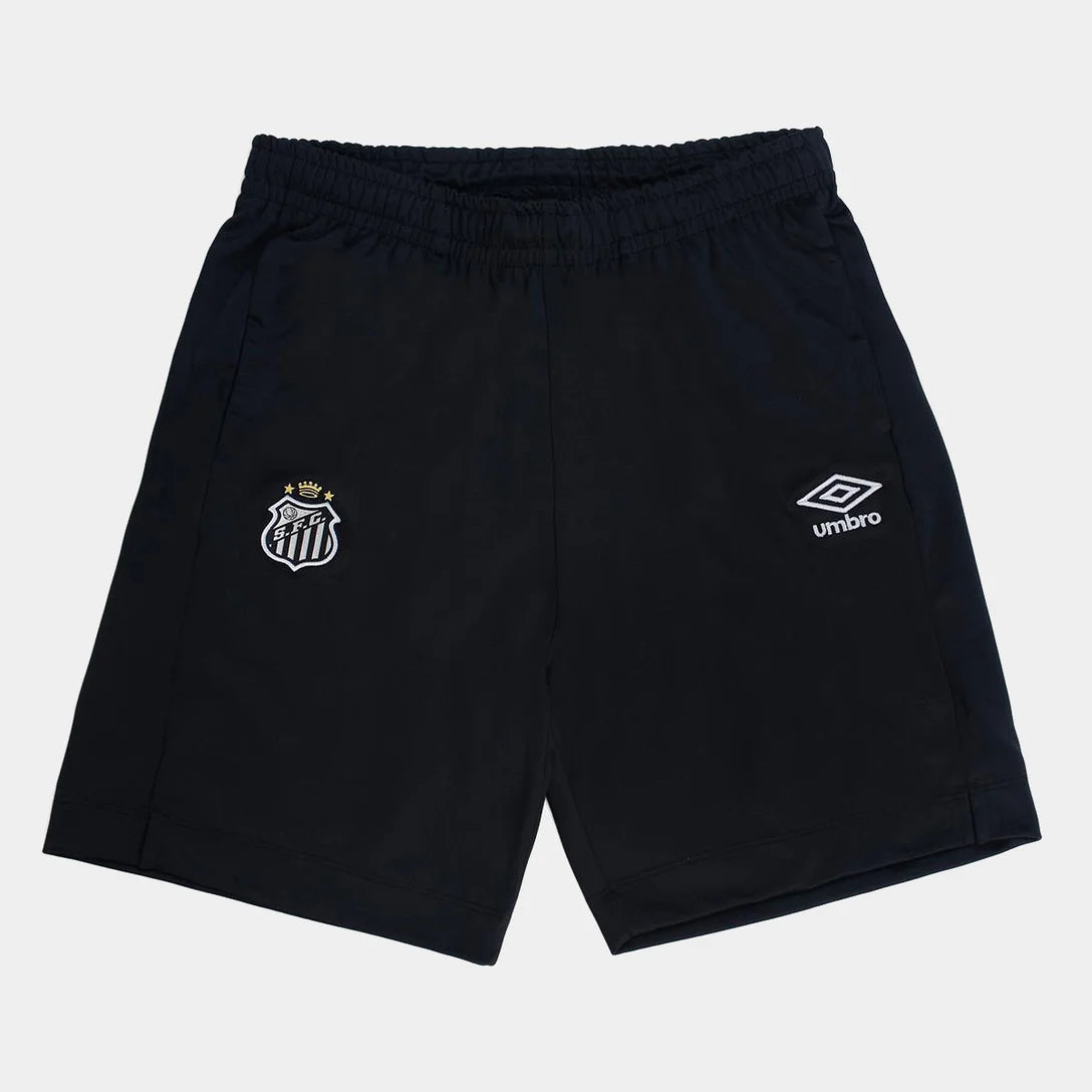 Bermuda Santos Viagem 26/27 Umbro Masculina - Preto