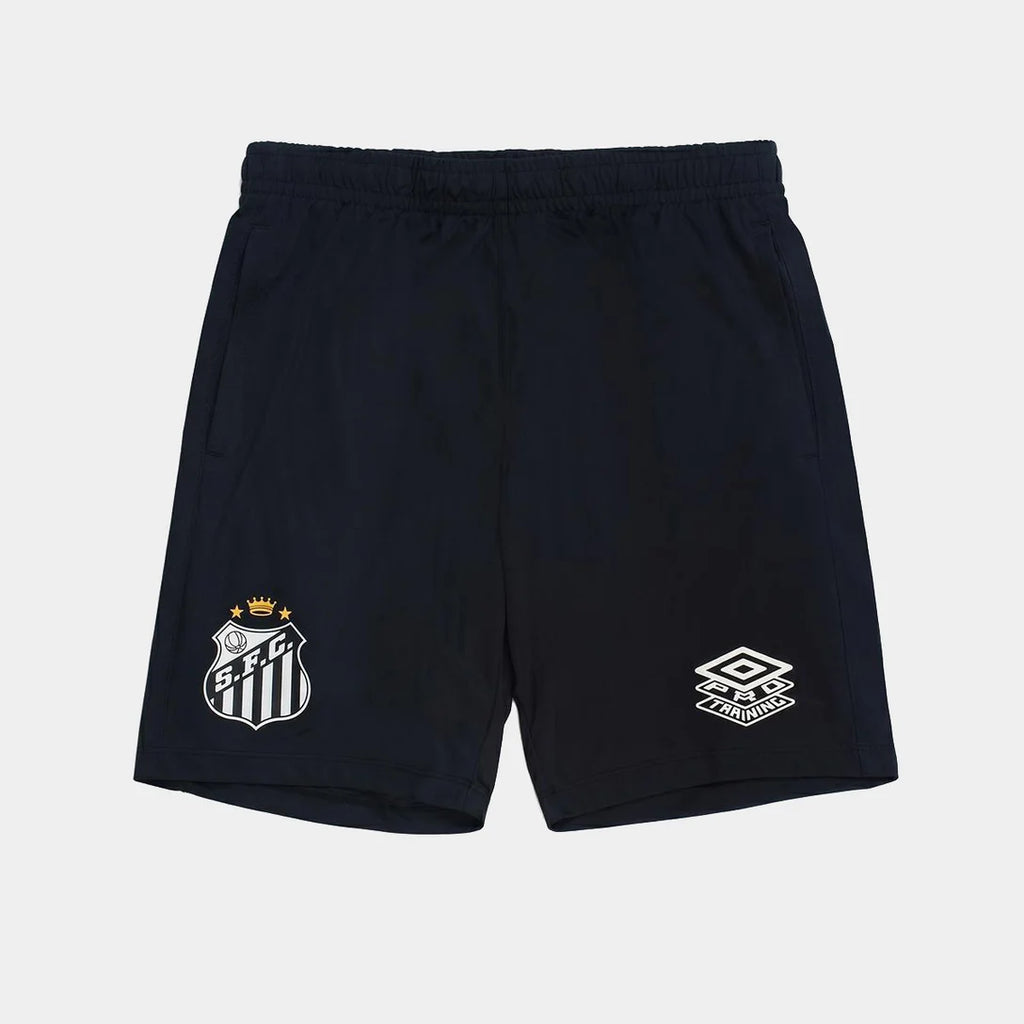 Calção Santos 26/27 Treino CT Umbro Masculino - Preto