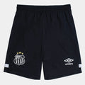 Calção Santos II 26/27 Umbro Masculino - Preto+Branco