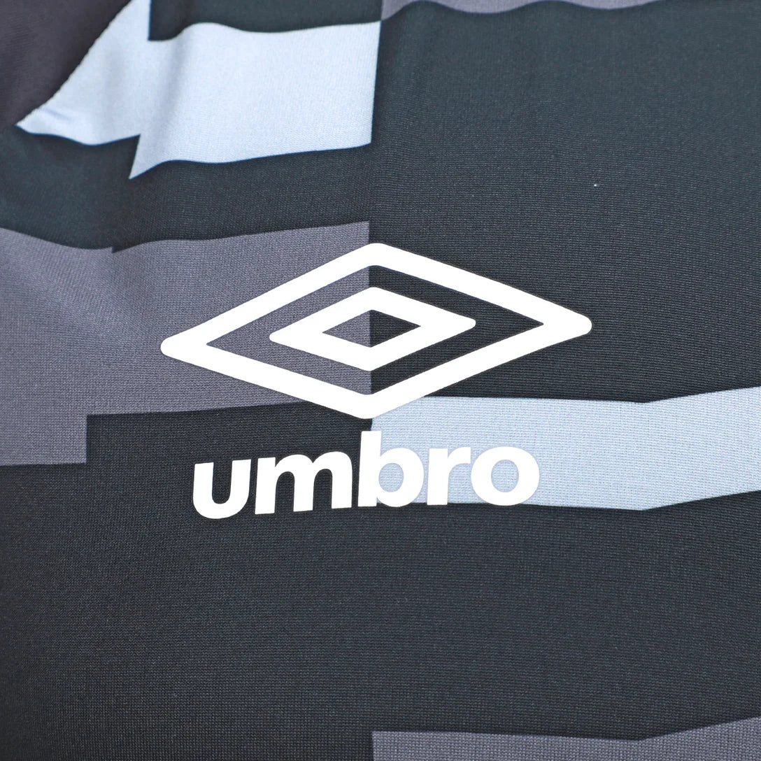 Camisa Santos 26/27 Aquecimento Umbro Masculina - Preto+Branco