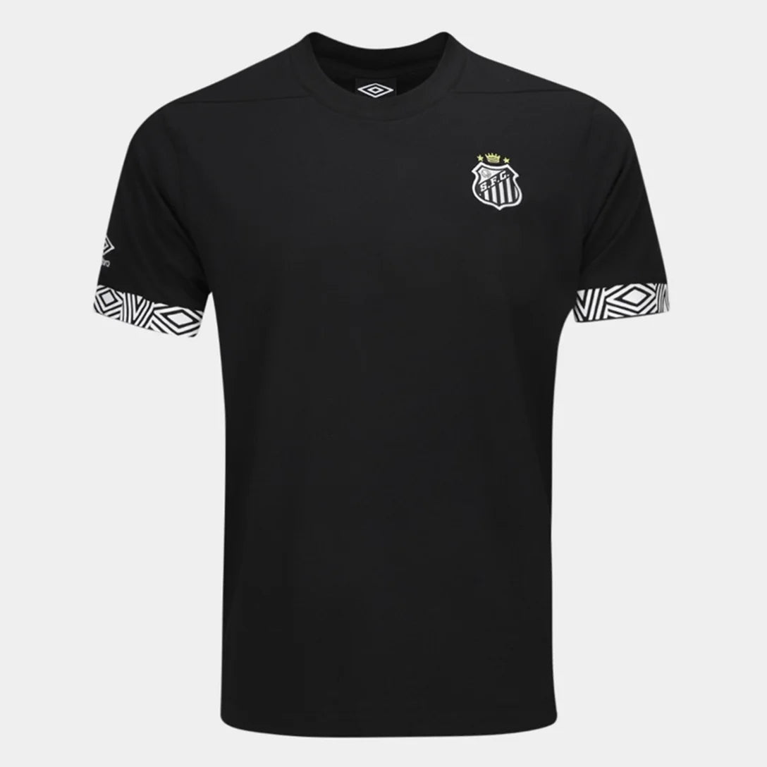 Camisa Santos 26/27 Concentração Umbro Masculina - Preto