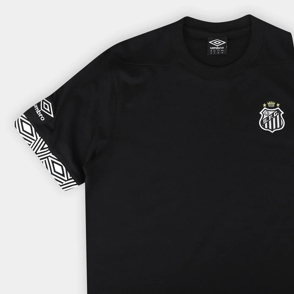 Camisa Santos 26/27 Concentração Umbro Masculina - Preto