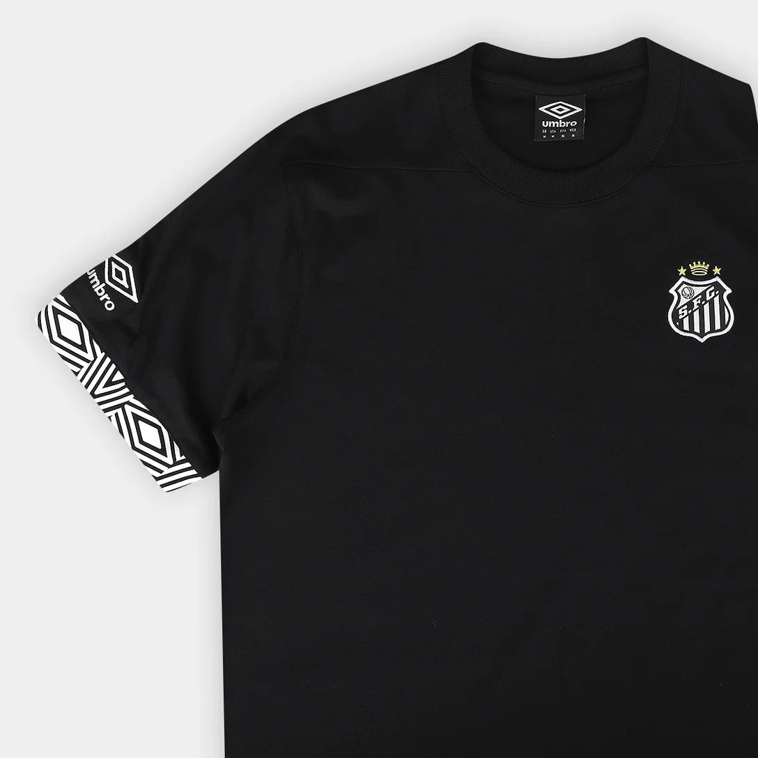 Camisa Santos 26/27 Concentração Umbro Masculina - Preto
