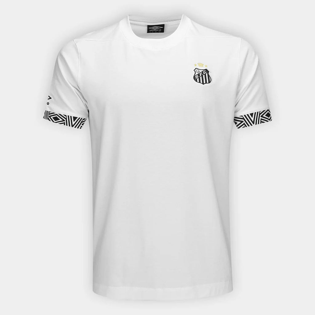 Camisa Santos 26/27 Concentração Umbro Masculina - Branco