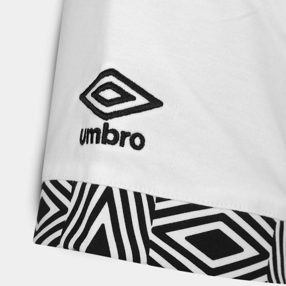 Camisa Santos 26/27 Concentração Umbro Masculina - Branco
