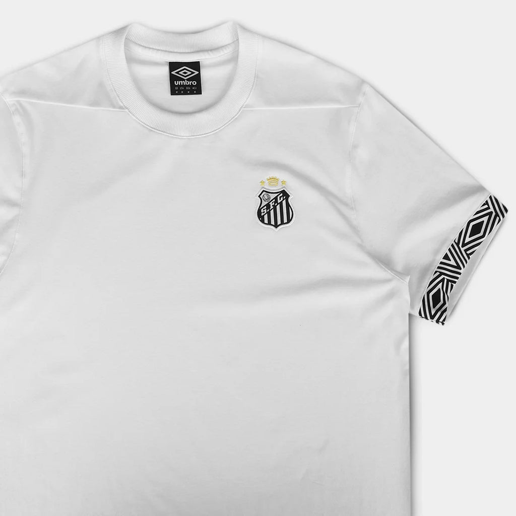 Camisa Santos 26/27 Concentração Umbro Masculina - Branco