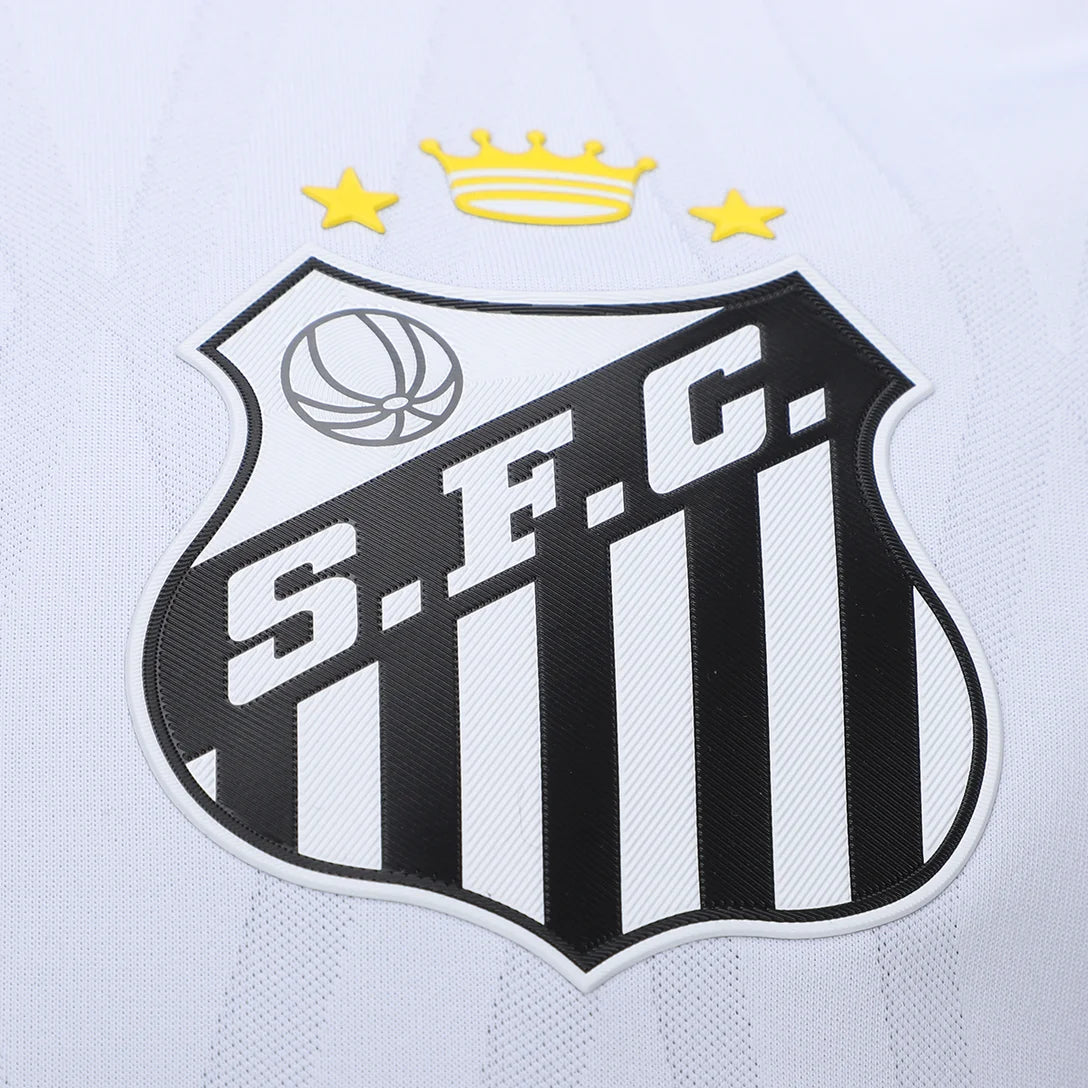 Camisa Santos I 26/27 Jogador Umbro Masculina - Branco+Bronze