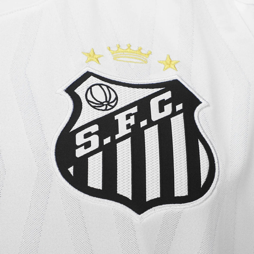 Camisa Santos I 26/27 Torcedor Umbro Masculina - Branco+Bronze