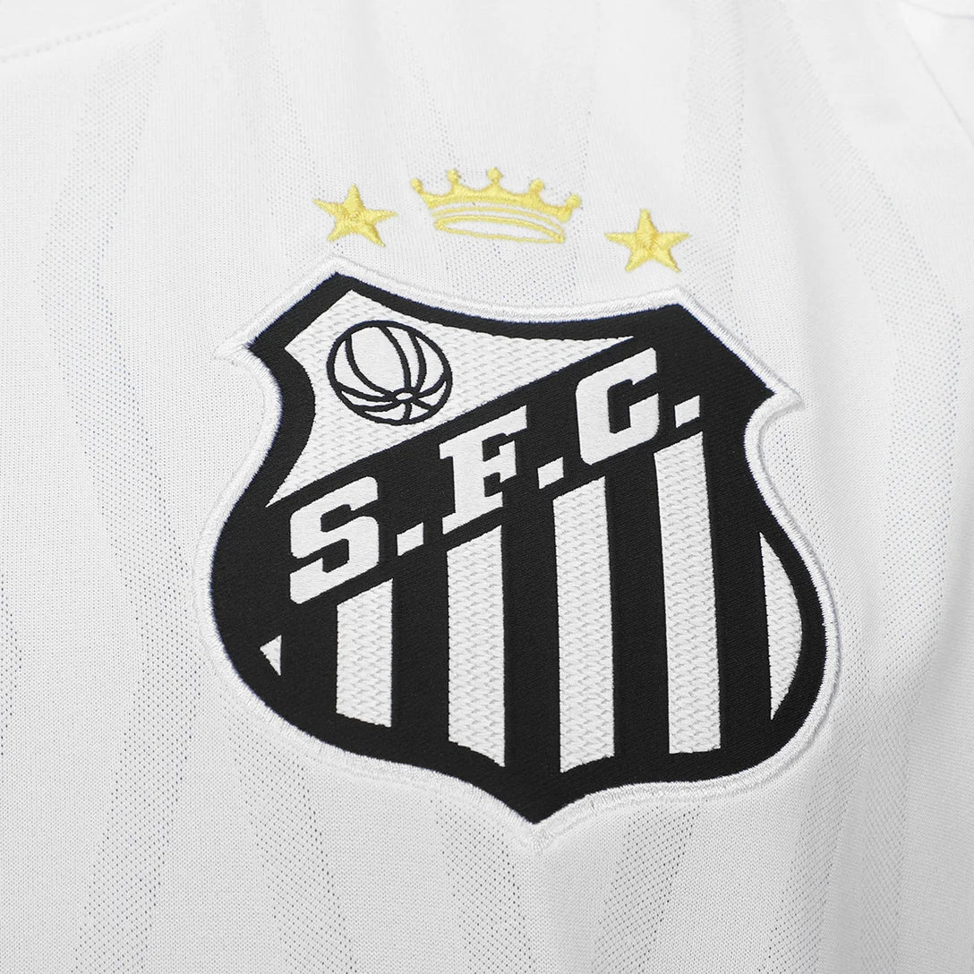 Camisa Santos I 26/27 Torcedor Umbro Masculina - Branco+Bronze