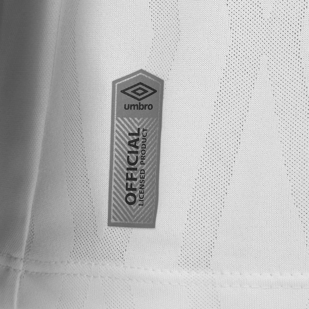 Camisa Santos I 26/27 Torcedor Umbro Masculina - Branco+Bronze