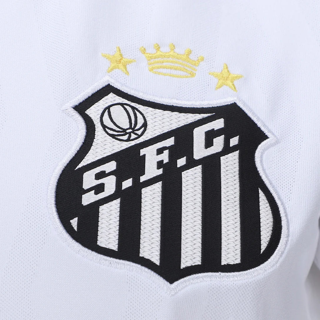 Camisa Santos I 26/27 Torcedor Umbro Feminina - Branco+Bronze