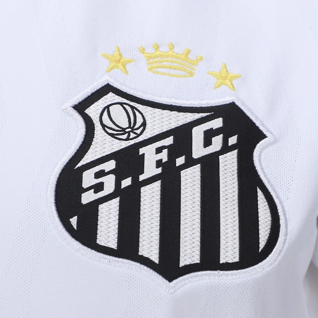 Camisa Santos I 26/27 Torcedor Umbro Feminina - Branco+Bronze