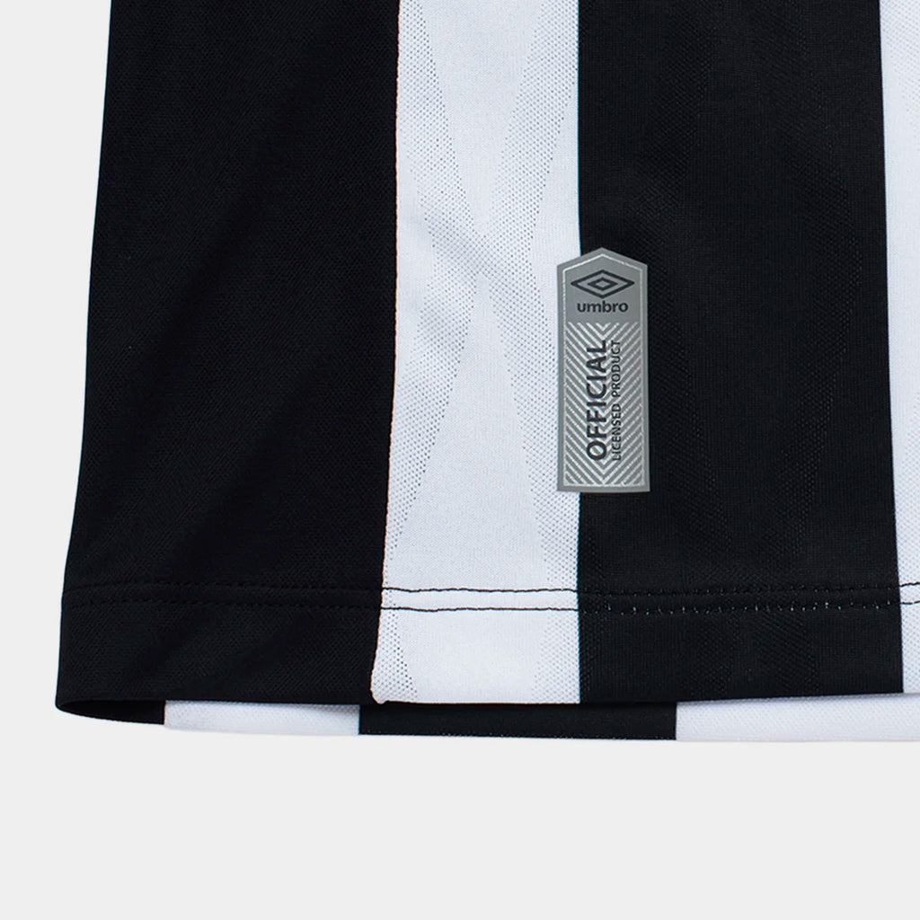 Camisa Manga Longa Santos II 26/27 Torcedor Umbro Masculina - Preto+Branco