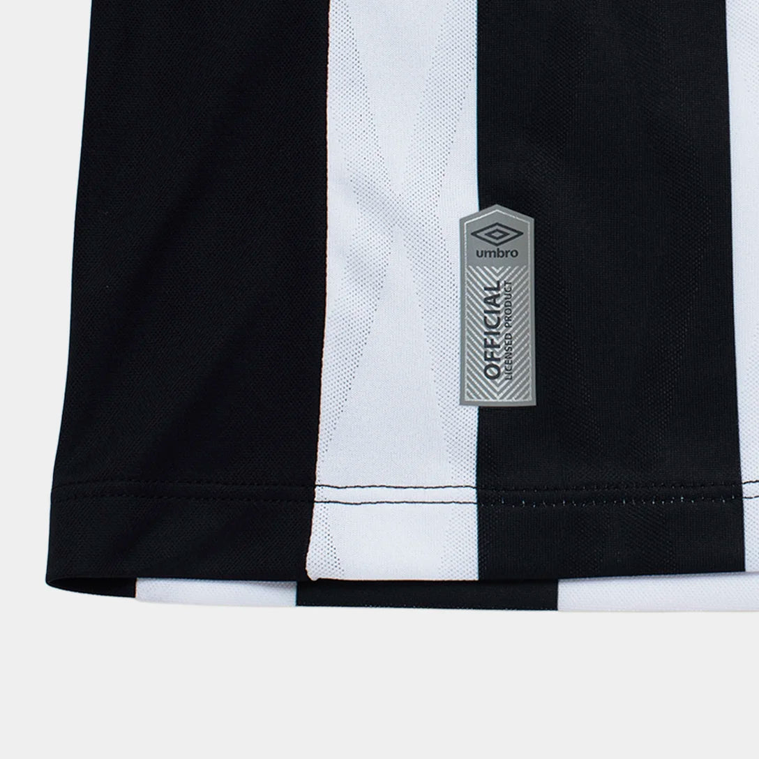 Camisa Manga Longa Santos II 26/27 Torcedor Umbro Masculina - Preto+Branco