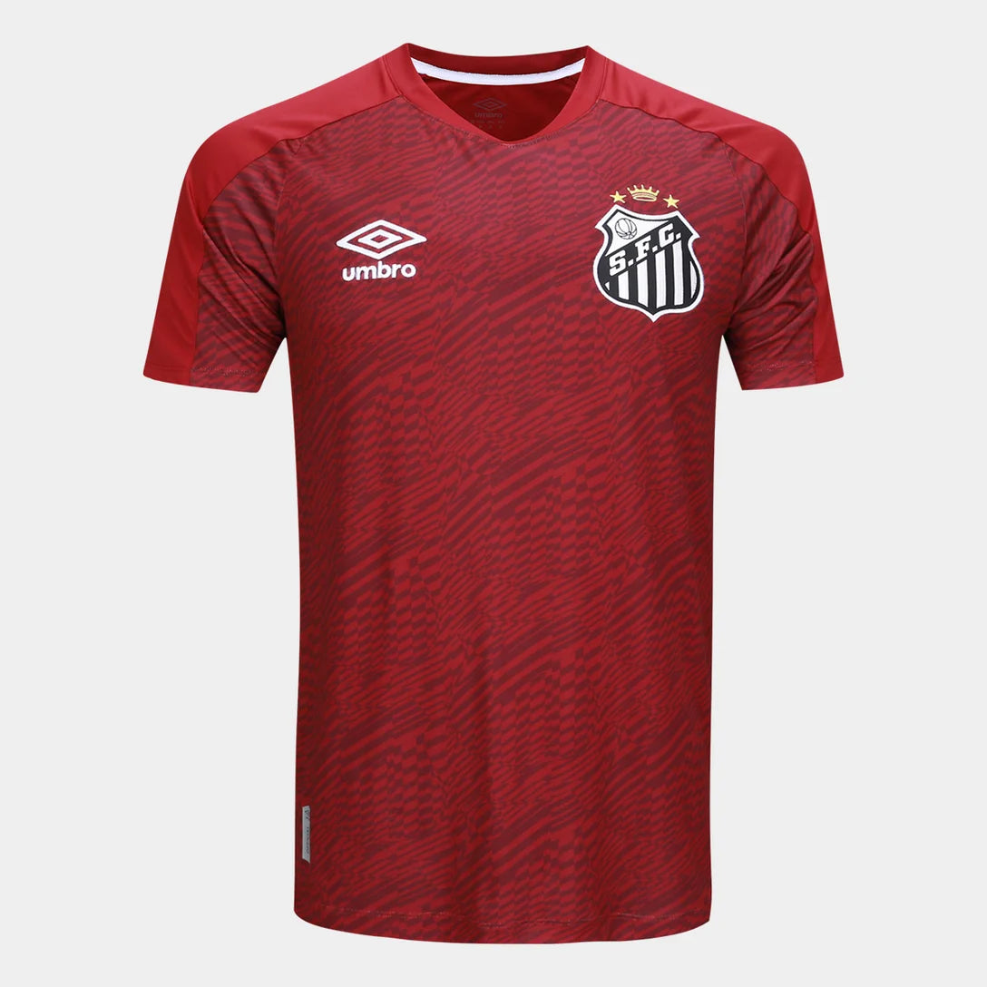 Camisa Santos 26/27 Goleiro Umbro Masculina - Vinho
