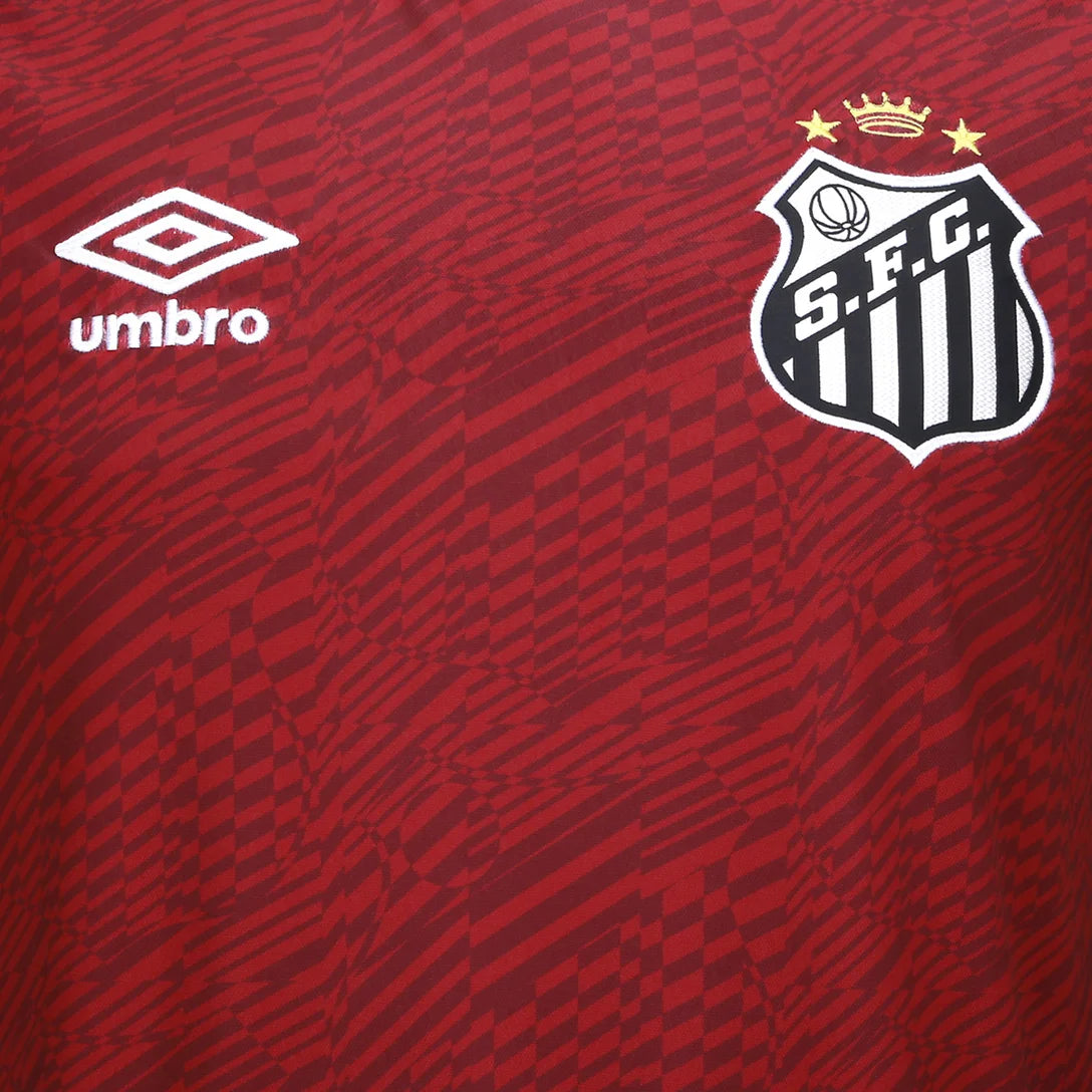 Camisa Santos 26/27 Goleiro Umbro Masculina - Vinho