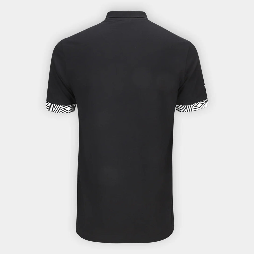 Camisa Polo Santos 26/27 Viagem Umbro Masculina - Preto