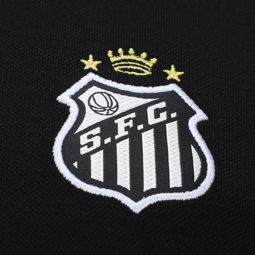 Camisa Polo Santos 26/27 Viagem Umbro Masculina - Preto