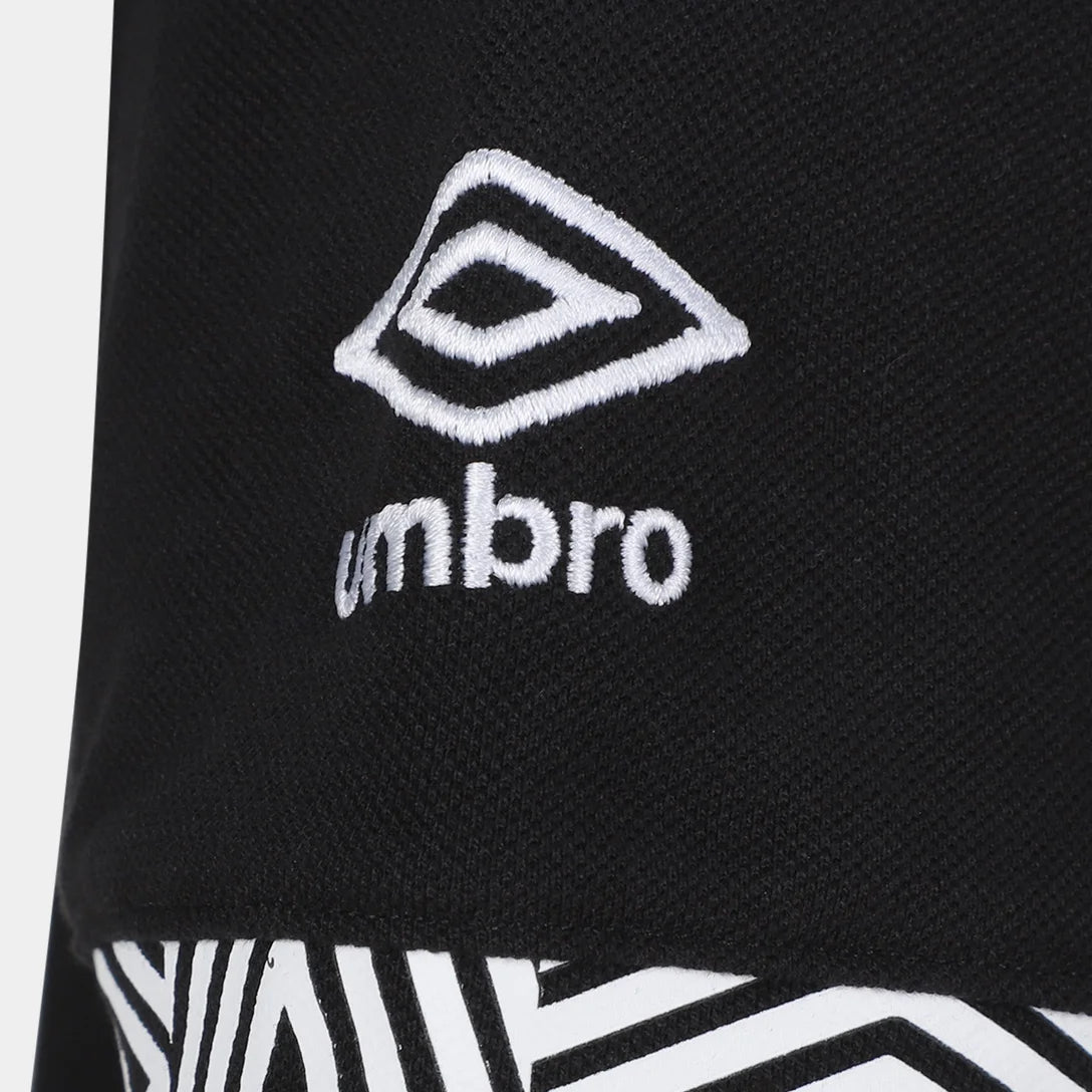Camisa Polo Santos 26/27 Viagem Umbro Masculina - Preto